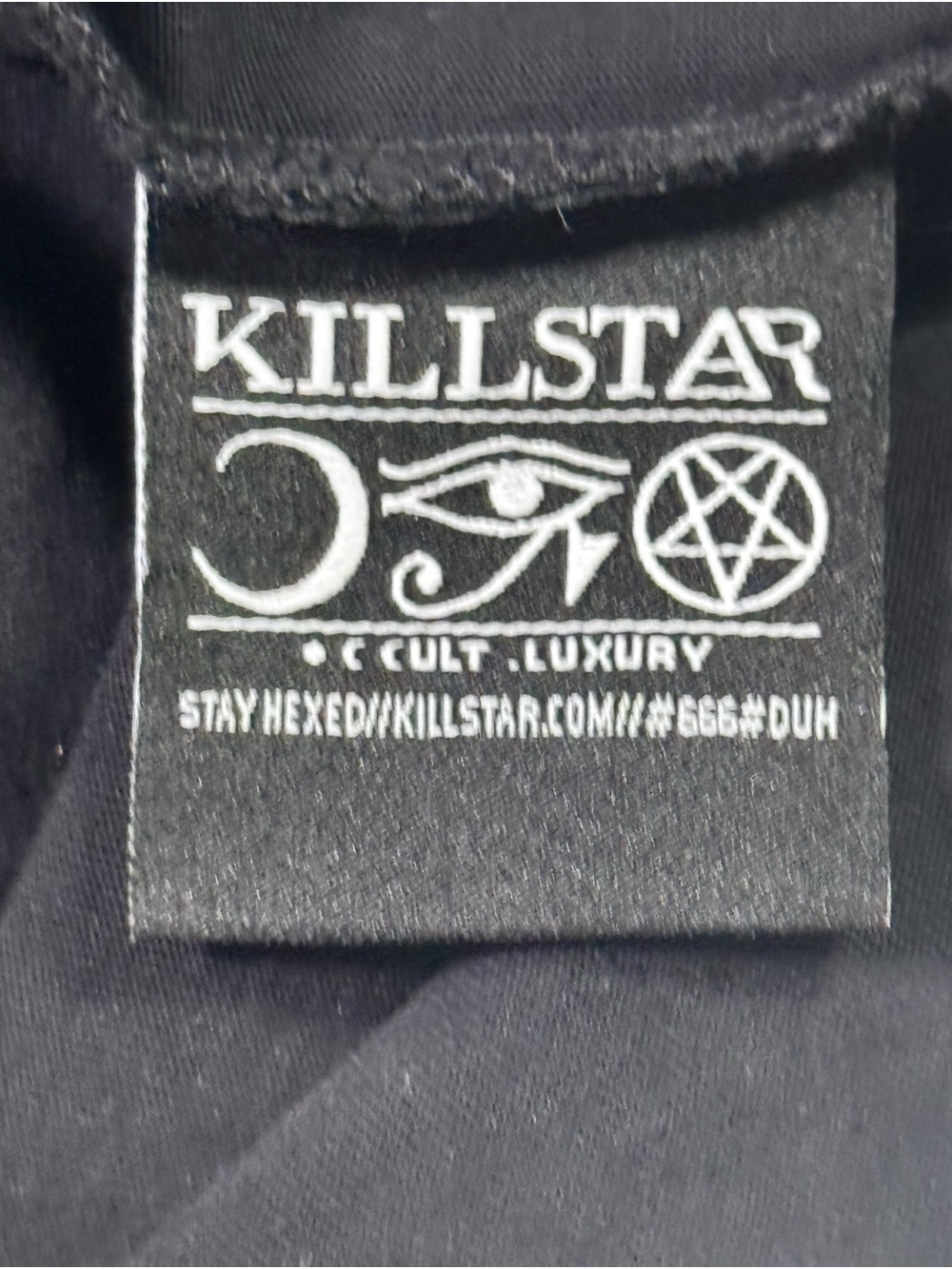 Killstar Black 'Love Hurts' Gothic Skull Long Sleeve Tee - Picture 5 of 13